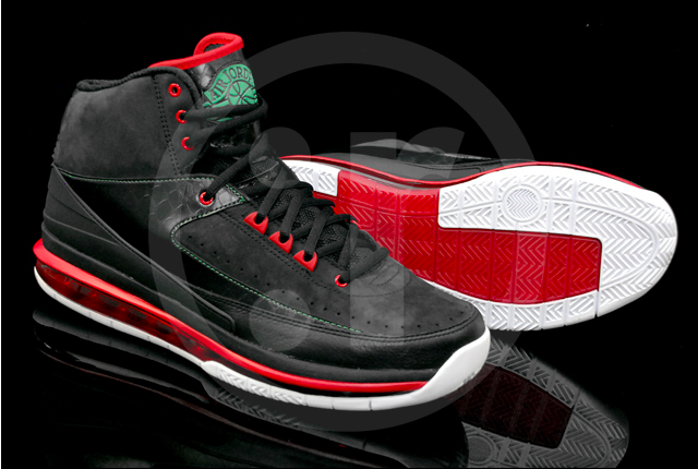 black red and green jordan 4