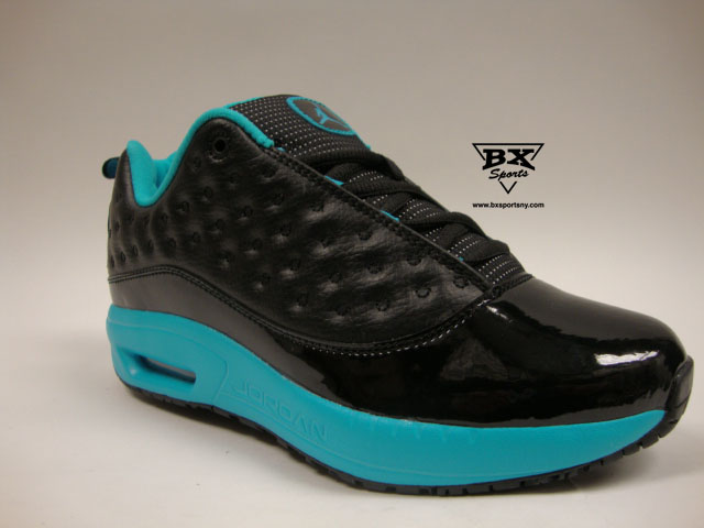 jordans black and turquoise