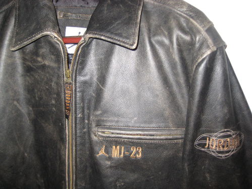 leather jordan jacket