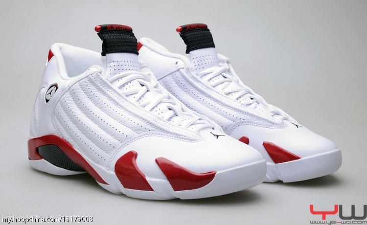 tan and white jordan 14