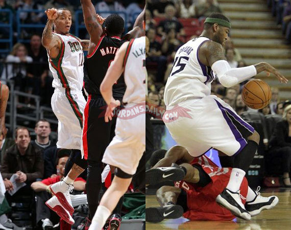 NBA Feet: Monta Ellis - Air Jordan XI 'Concord' - SneakerNews.com
