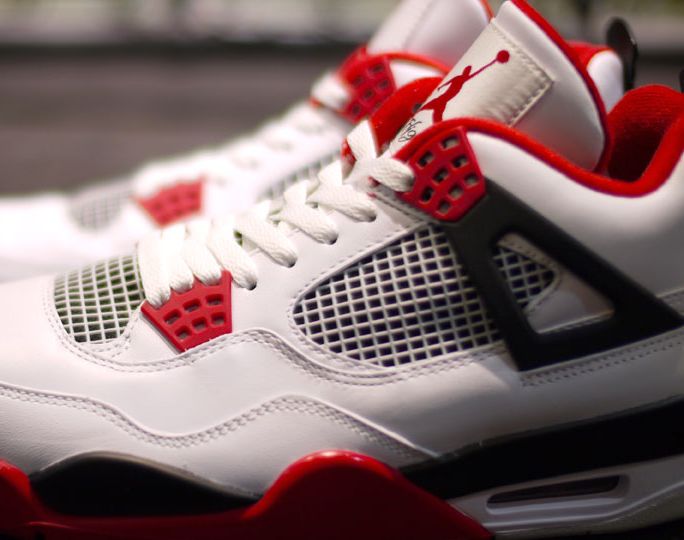 jordan 4 white varsity red black 2012