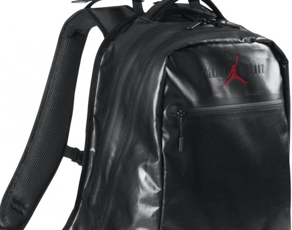 air jordan leather backpack