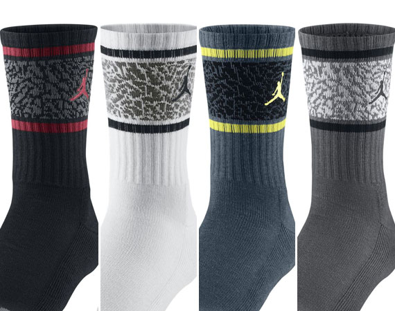 Jordan Brand Elephant Print Crew Socks 