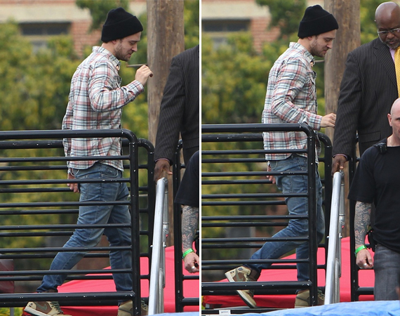 Justin Timberlake Wearing Air Jordan 1 