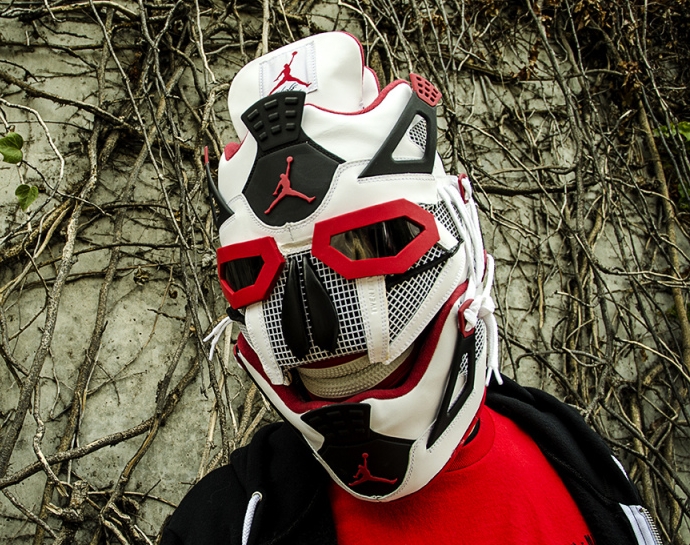 Air Jordan IV “Fire Red” Mask by Freehand Profit Air Jordans, Release