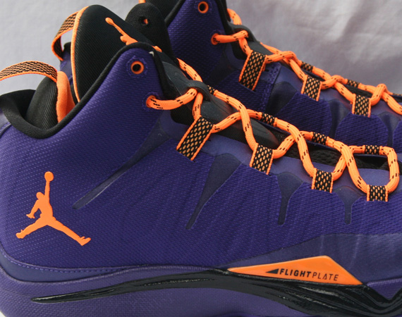 purple orange jordans