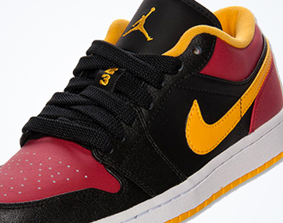 jordan 1 low black and yellow