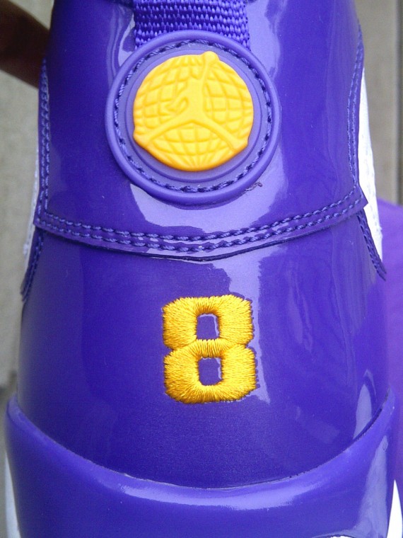 purple and yellow jordan 9