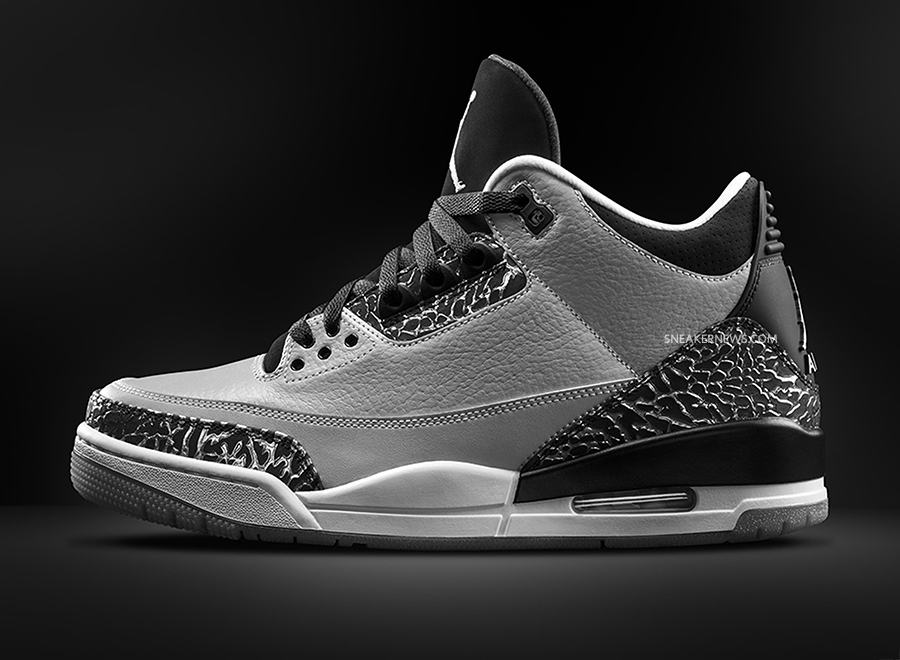 Air Jordan 3 "Wolf Grey" Air Jordans, Release Dates & More
