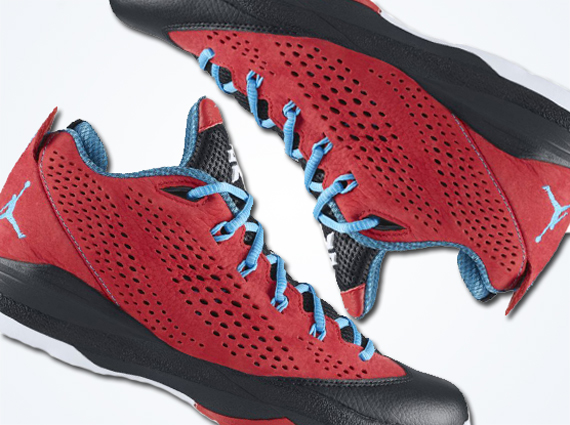 Jordan CP3.VII: Gym Red - Dark Powder Blue - Black - Air Jordans