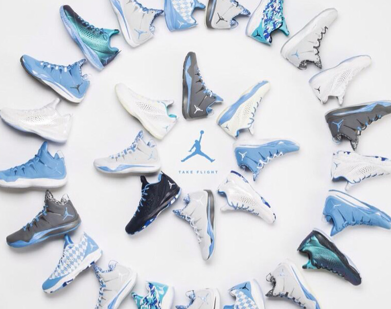 NIKEiD CP3.VII + Super.Fly 2 for UNC Senior Night - Air Jordans