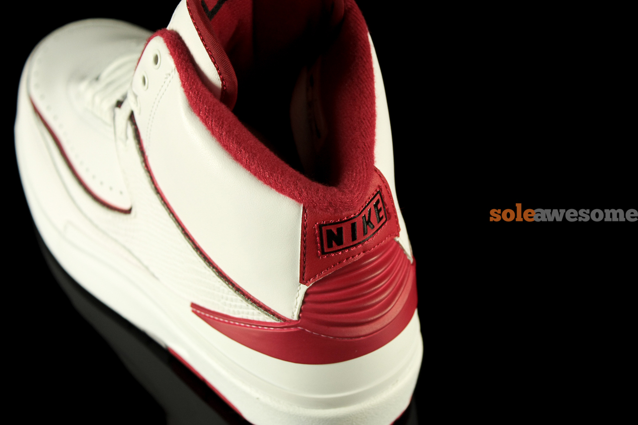 white red jordan 2