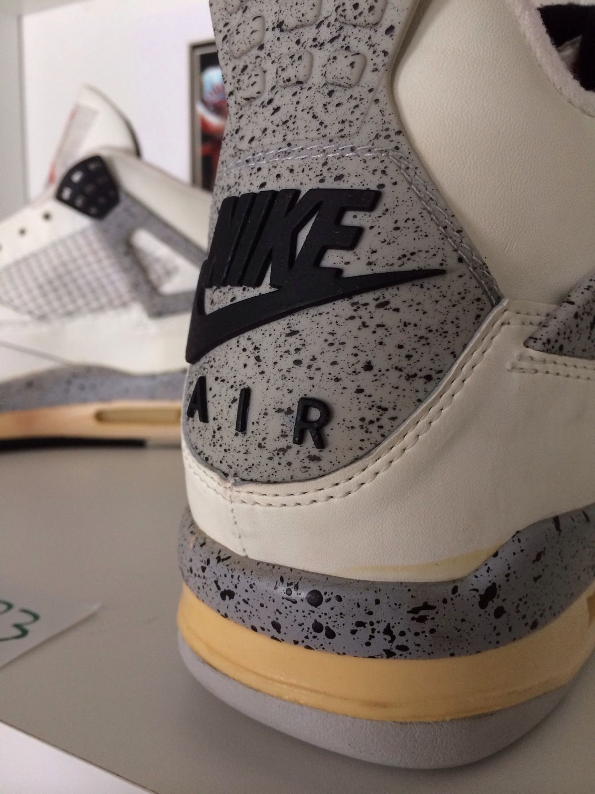 jordan 4 white cement 1989