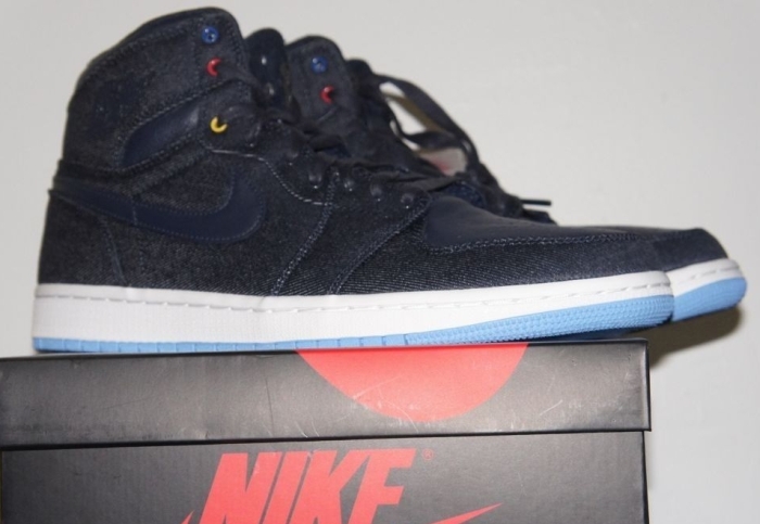 nike air jordan 1 low gs white powder blue obsidian