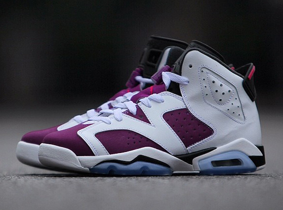 air jordan 6 white pink