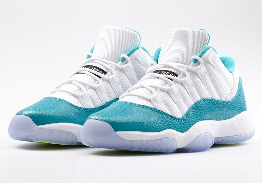 Air Jordan 11 Low "Green Snakeskin" & "Aqua Safari" Rereleasing