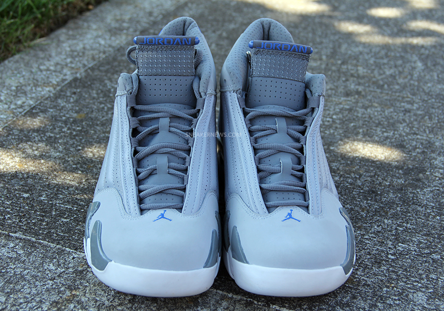 Air Jordan 14 Retro: Grey - Sport Blue - White - Air Jordans, Release 