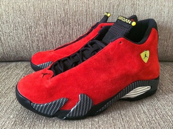 Ferrari store red jordans