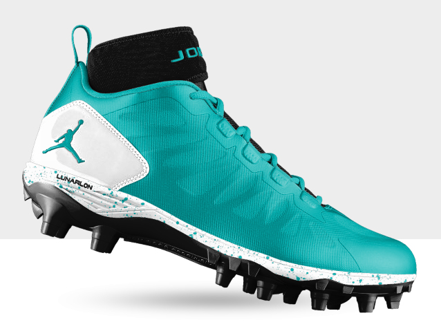 green jordan football cleats