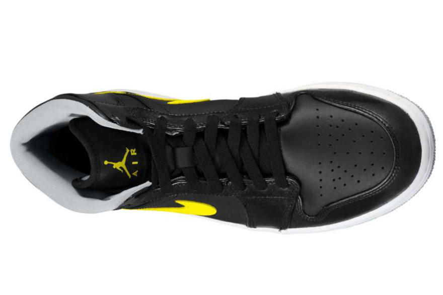 jordan 1 flight low neon yellow