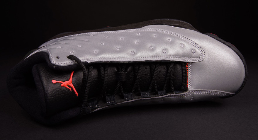 jordan 13 black reflective