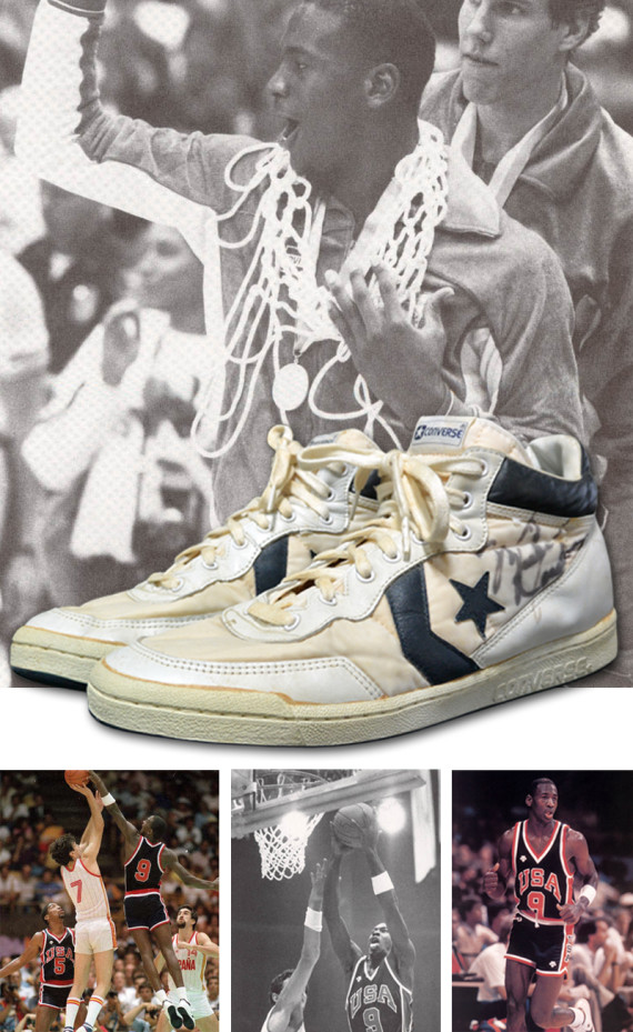Michael Jordan's 1984 Olympic Converse Sneakers Up for Auction - Air  Jordans, Release Dates & More 