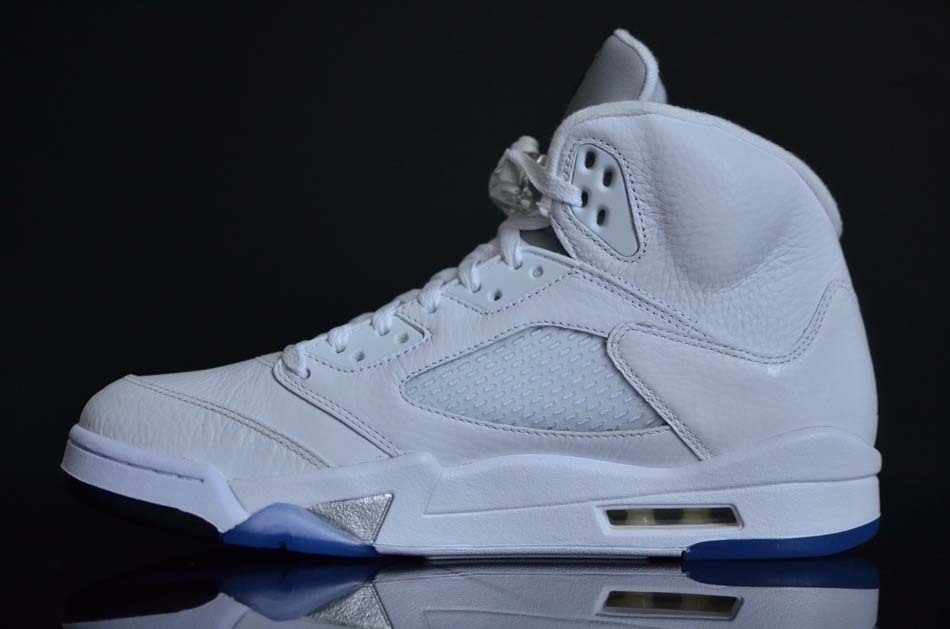 air jordan 5 metallic silver