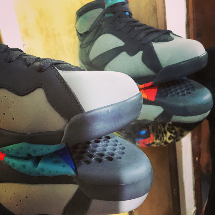 jordan 7 barcelona days on feet