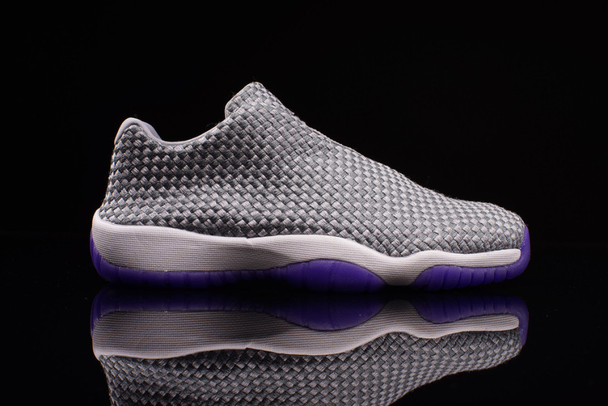 purple gray and black jordans