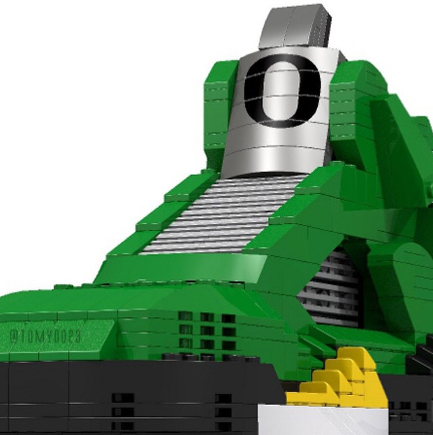 Air Jordan 5 Supreme Built Completely By Legos 