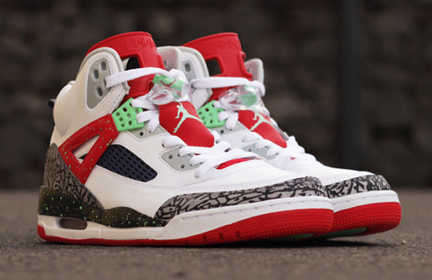 Jordan spizike hotsell red green