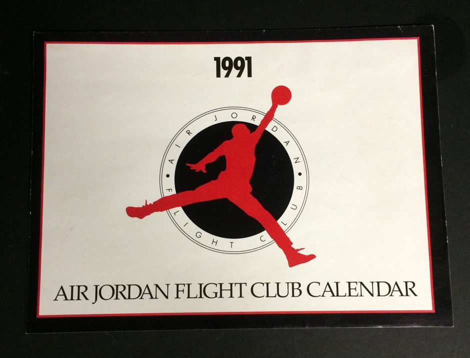 Vintage Gear 1991 Air Jordan Flight Club Calendar Air Jordans