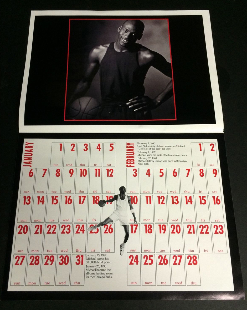 1991 Air Jordan Flight Club Calendar 