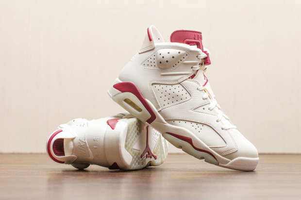 air jordan 6 maroon gold