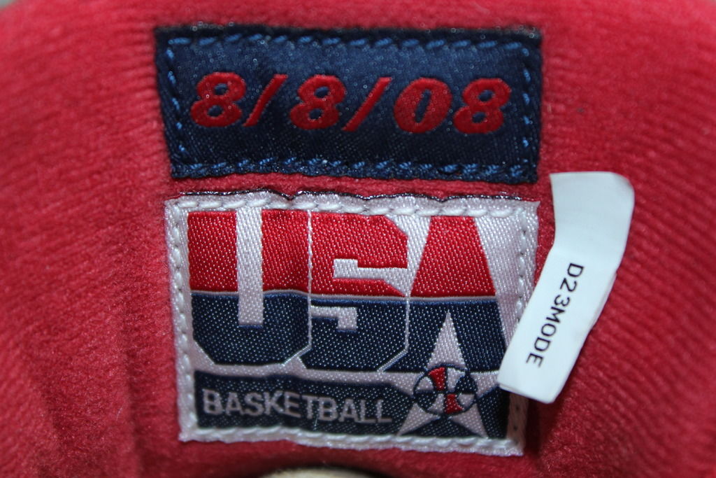 Check Out Carmelo Anthony's Air Jordan 4 Laser "USA" Sample From 2008