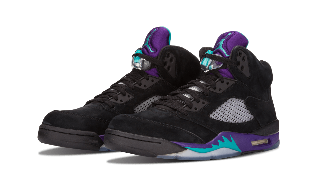 Jordan 5 purple and on sale black