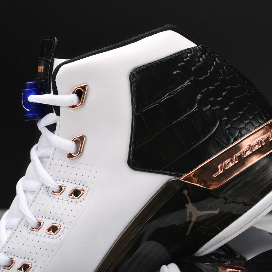 The Copper Air Jordan 17 is now arriving to retailers like Shoe Palace for  its launch on April 9th