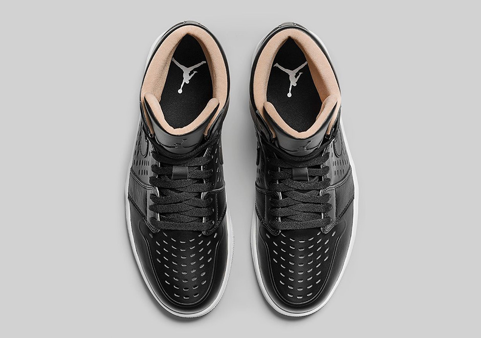air jordan 1 low se perforated leather sneakers