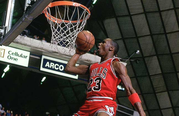 #MJMondays: Michael Jordan Rocks Seattle For His 1st Slam Dunk Title