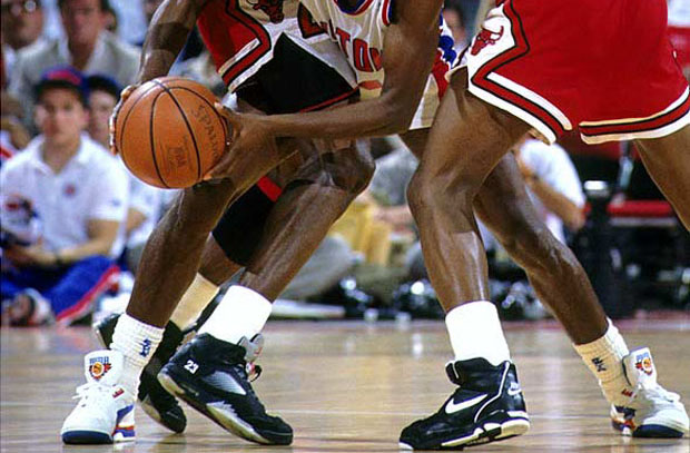 MJMondays: MJ Battles The Pistons In Air Jordan 5 