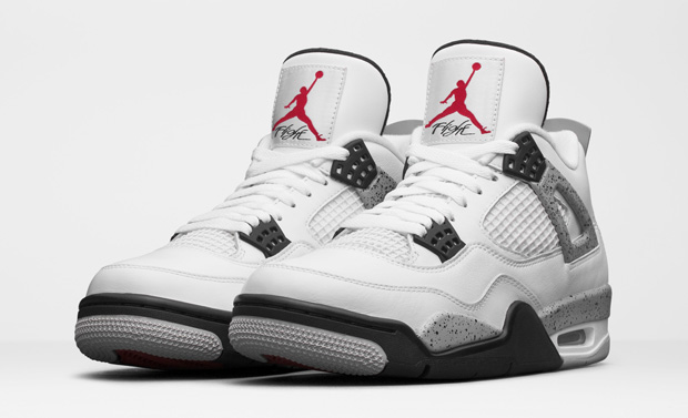 Air Jordan 4 White/Cement Just 