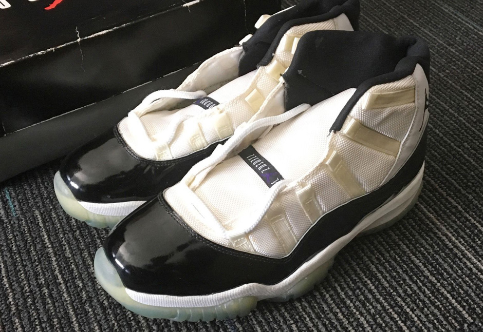 jordan 11 concord yellowing