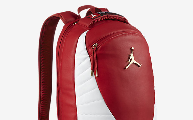 red and white jordan backpack