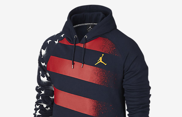 jordan aj 7 stars and stripes hoodie