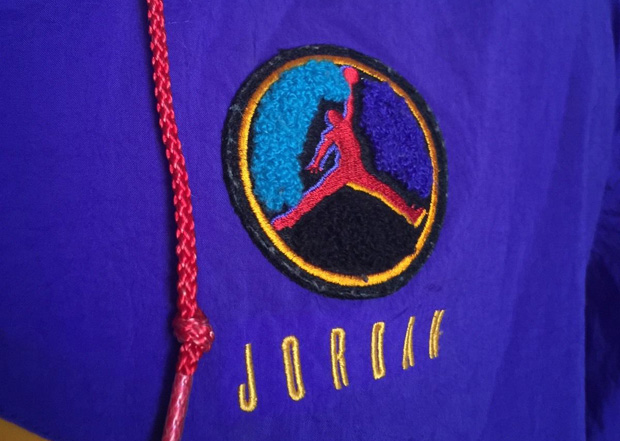 purple jordan windbreaker