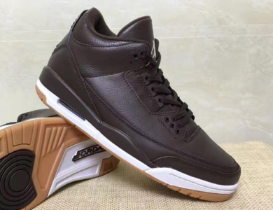 brown and white 3s