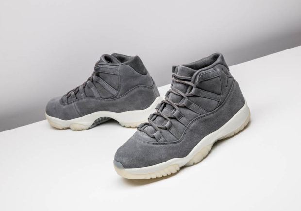 all grey suede 11s