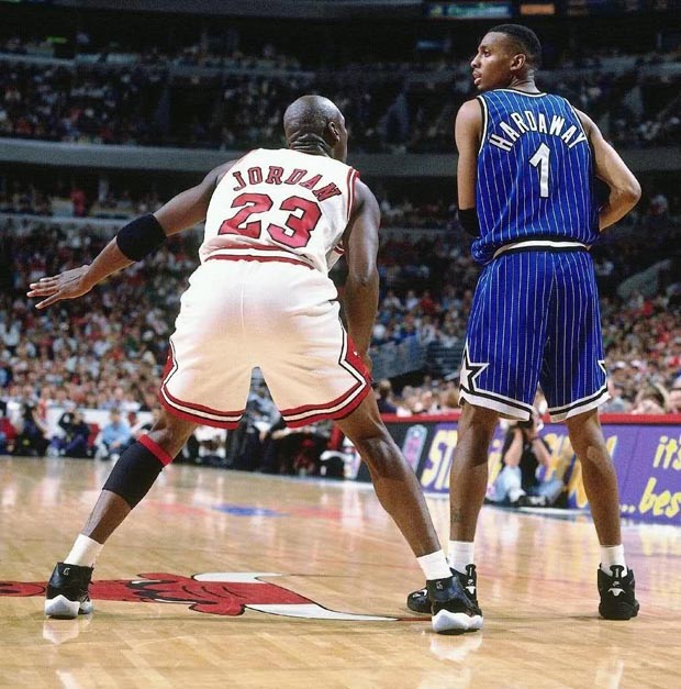 mj wearing jordan 11