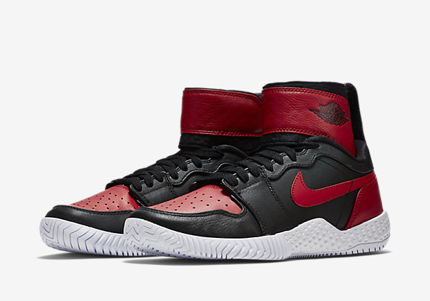 Michael Jordan & Serena Williams Autographed Red & Black Nike Court Air  Jordan 23 Shoes